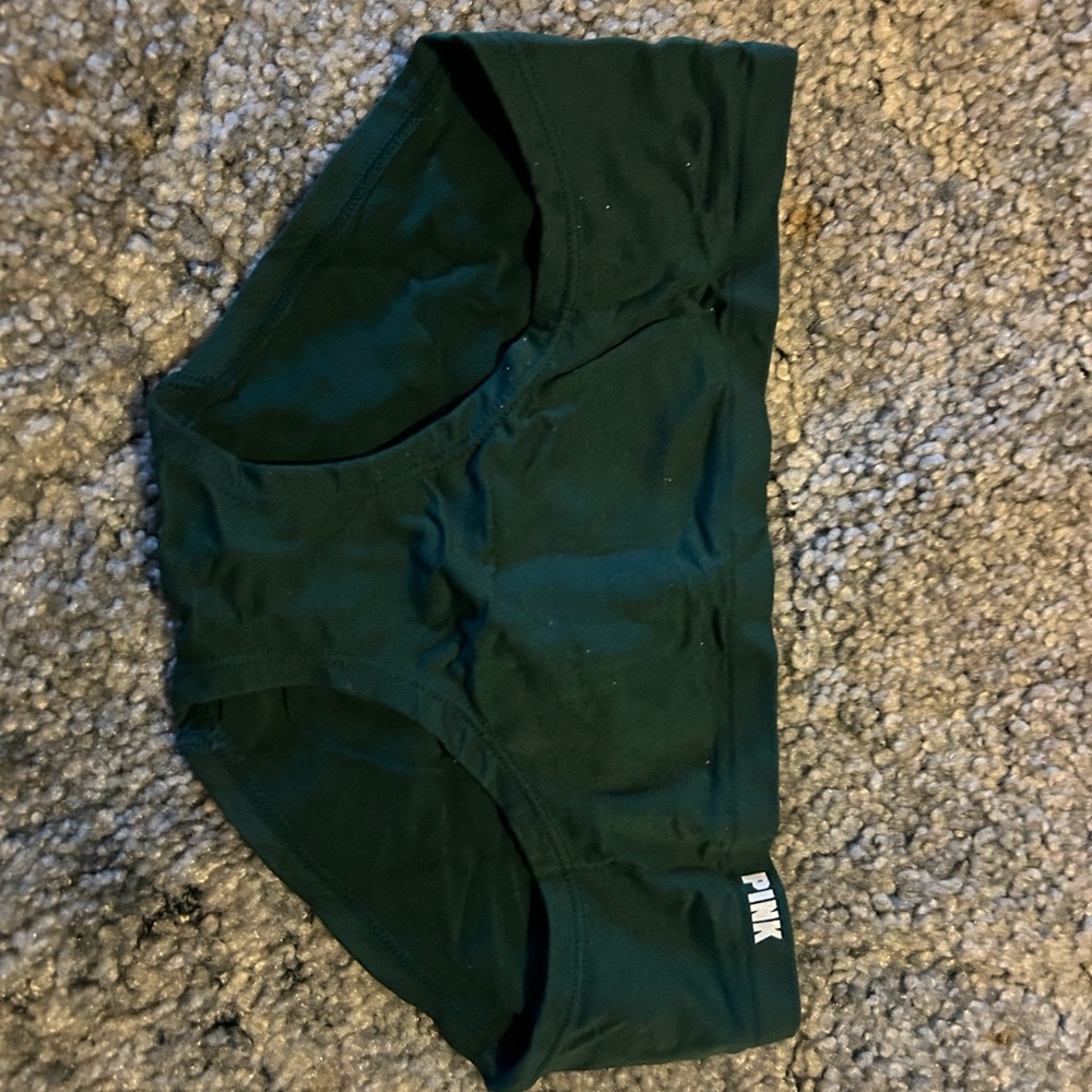 PINK Victoria's Secret Dark Green Bottoms